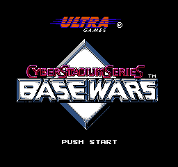 Base Wars - Cyber Stadium Series (USA) Title Screen